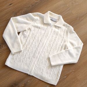 NWOT Alfred Dunner Sweater Jacket